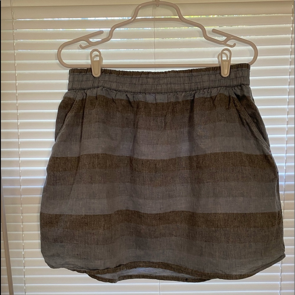 Dylan Sundance General Store striped blue skirt with pockets Women’s Large